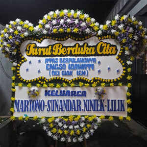Bunga Papan Duka Cita BDC12
