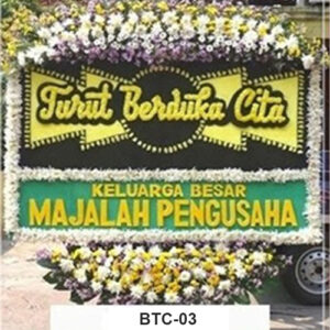 Bunga Papan Duka Cita BTC03