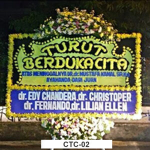 Bunga Papan Duka Cita CTC02