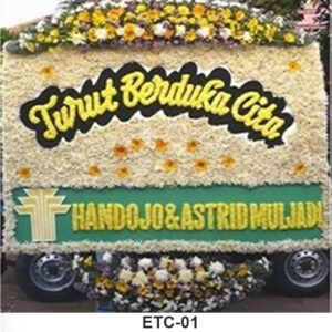 Bunga Papan Duka Cita ETC01