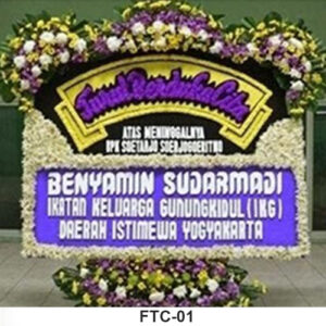 Bunga Papan Duka Cita FTC01