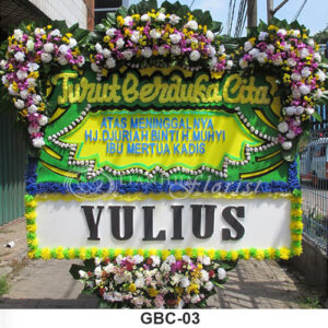 Bunga Papan Duka Cita GBC03