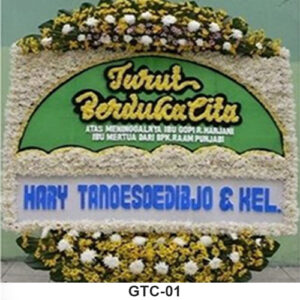 Bunga Papan Duka Cita GTC01