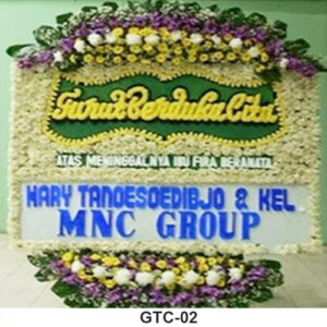 Bunga Papan Duka Cita GTC02