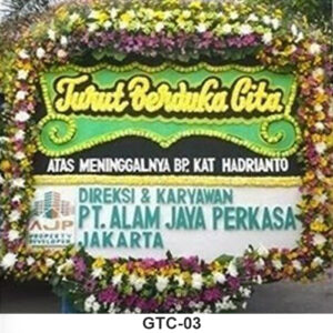 Bunga Papan Duka Cita GTC03