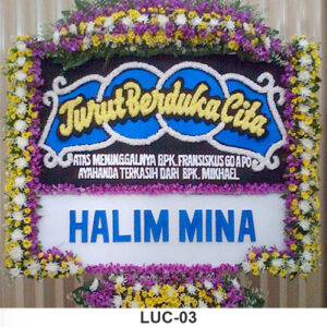 Bunga Papan Duka Cita LUC03