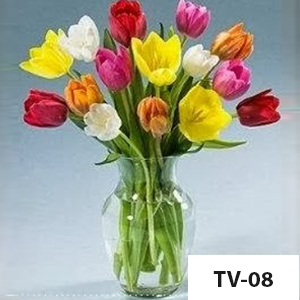Bunga Meja Tulip TV08