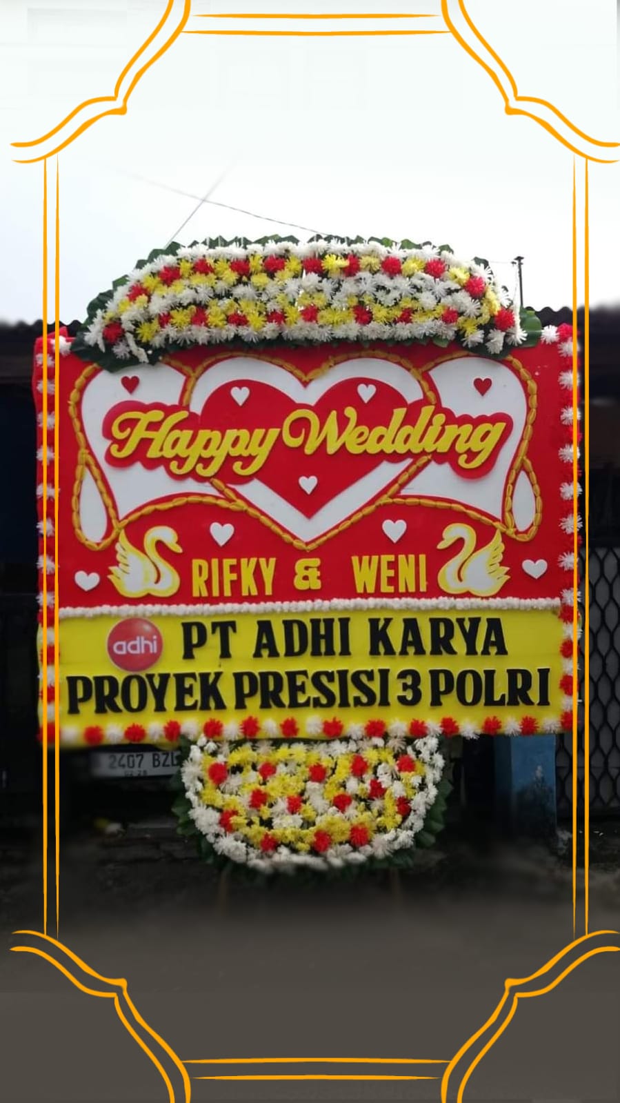 DYXF3714 Toko Bunga Pernikahan Dekat Hotel Bidakara Jakarta