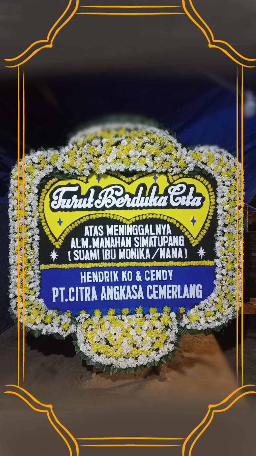 QHDC1087 Toko Bunga Dekat Rumah Duka Adian Nasonang Bekasi | Pengiriman Cepat 24 Jam